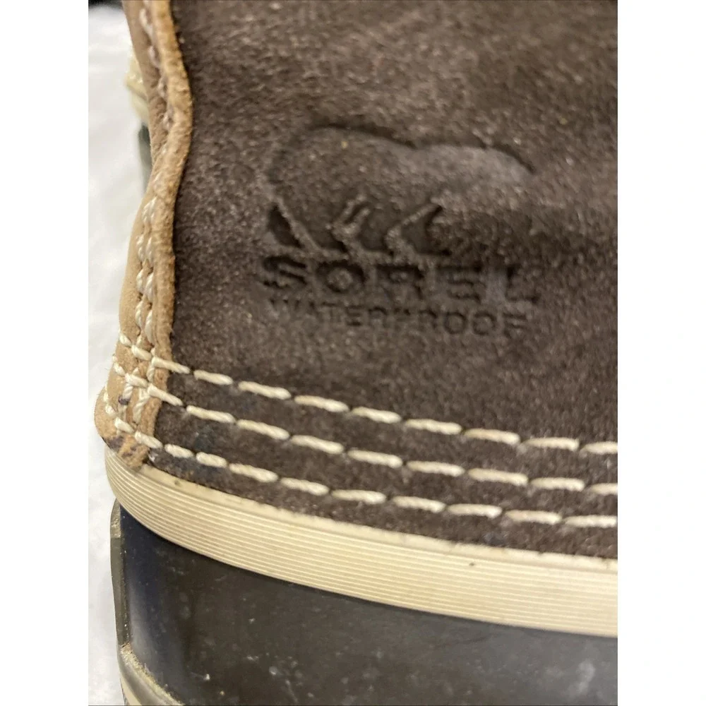 Sorel Joan Of Arctic Snow Boots Size 6 Brown Faux Fur Winter Waterproof
